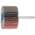 Pferd 2" x 1" Mounted Flap Wheel - 1/4" Shank - Aluminum Oxide - 60 Grit 45238